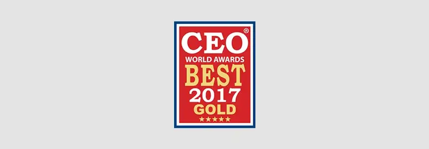 CEO World Awards Best 2017 Gold